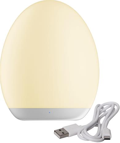 Oval ladattava LED-pöytävalaisin