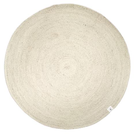 Classic collection Matto Merino Rund Valkoinen - 160 cm