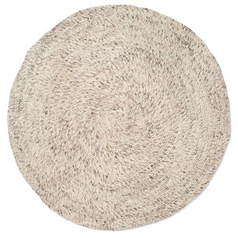 Classic collection Matto Merino Rund Valkoinen - 160 cm