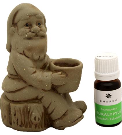 Emendo saunatonttu + 10 ml eukalyptustuoksu