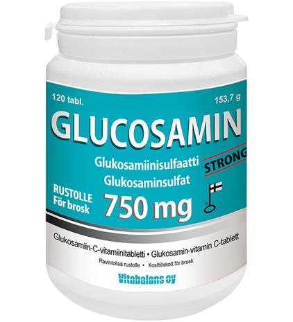 Glucosamin, ravintolisä 750 mg 120 tabl.