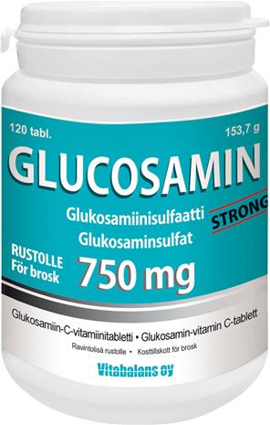 Glucosamin, ravintolisä 750 mg 120 tabl.