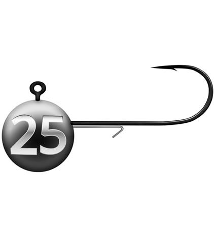 BKK Jig Head Round 25 g 3 kpl jigipää