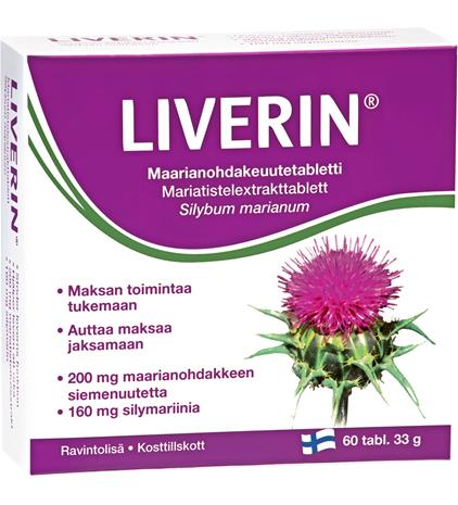 Liverin Maarianohdakeuute, 60 tabl.