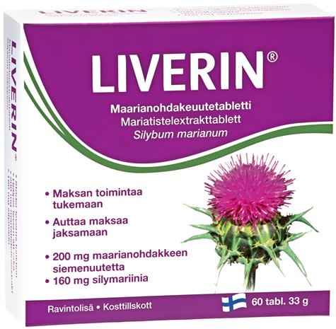 Liverin Maarianohdakeuute, 60 tabl.