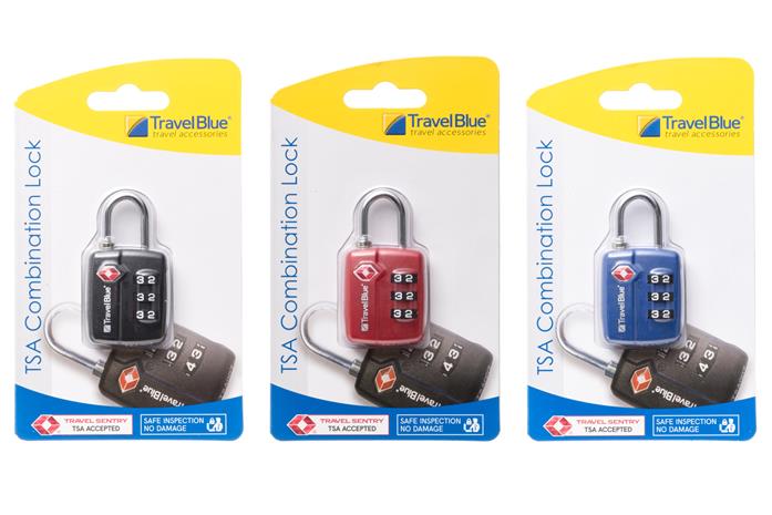 Travel Blue TSA numerolukko