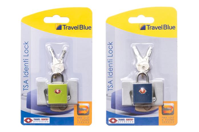 Travel Blue TSA riippulukko