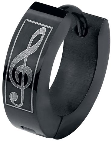 etNox - Musiknote - Korvakoru - Unisex - Musta – kuva 1/1