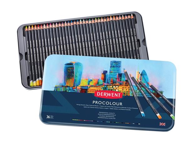 Derwent Procolour 36 värikynälajitelma
