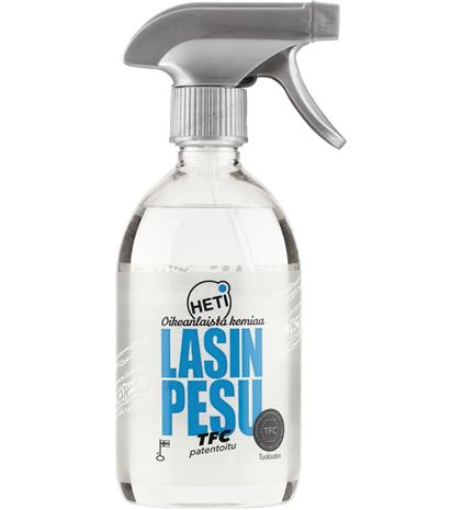 Heti 500 ml lasinpesu
