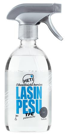 Heti 500 ml lasinpesu