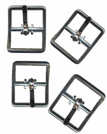 Solki 15x12 mm 4kpl, väri hopea – kuva 2/3
