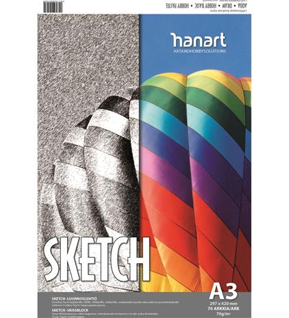 Hanart Sketch A3 luonnoslehtiö