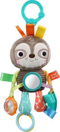 Bright Starts - Take-Along Activity Rattle, Sloth (12274)