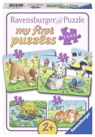 Ravensburger Cute pets puzzle 4 in 1