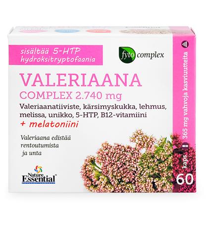 Nature Essentials Valeriana Complex 60 kaps. ravintolisä