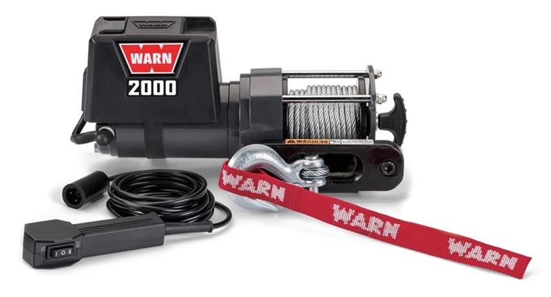 Warn 2000 DC 12V sähkövinssi vaijerilla – kuva 5/6