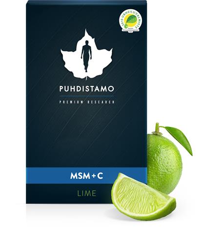Puhdistamo MSM+C Lime 200 g ravintolisä