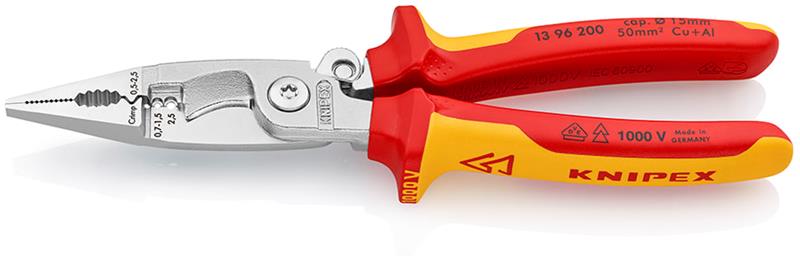 Knipex 200mm vde monitoimikärkipihti – kuva 4/8