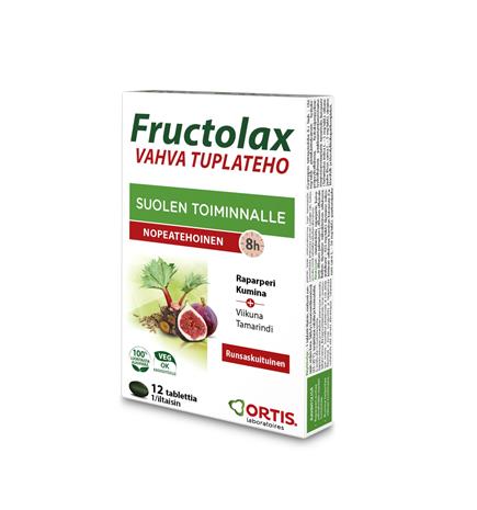 Fructolax Vahva Tuplateho Tabletti 12 kpl ravintolisä