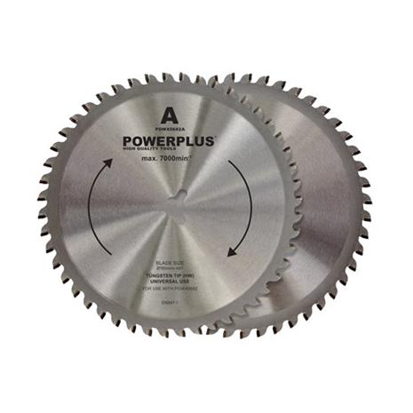 Powerplus 2kpl 160mm 48t pyörösahan varaterä