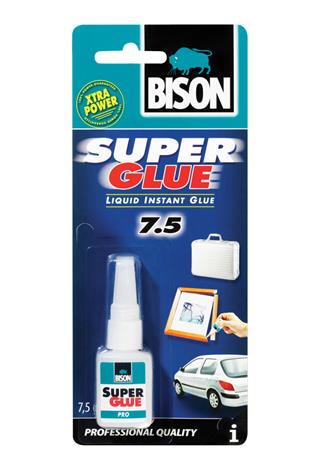 Bison 7,5 ml super glue professional