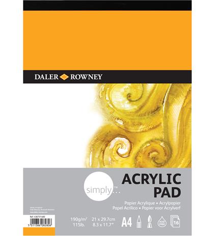 Daler Rowney Simply A4 akryylilehtiö