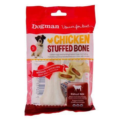 Dogman Chicken Stuffed Bone 2-P S puristeluu