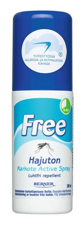 Free Active Spray -karkote, 100ml