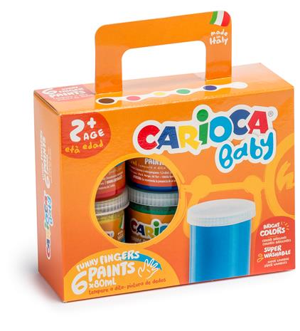 Carioca, sormiväri 6 x 80 ml
