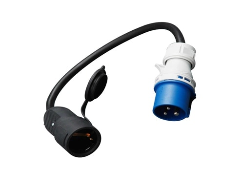 Axxel 0,5m IP44 16a caravan adapteri