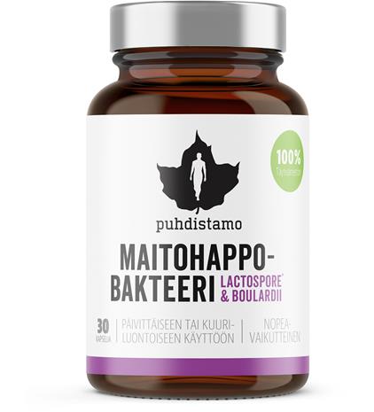 Puhdistamo Maitohappobakteeri + Boulardii ravintolisä