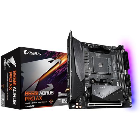 Gigabyte B550i Aorus Pro Ax, emoevy