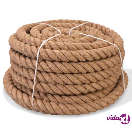 vidaXL Köysi 100% juutti 20 mm 100 m