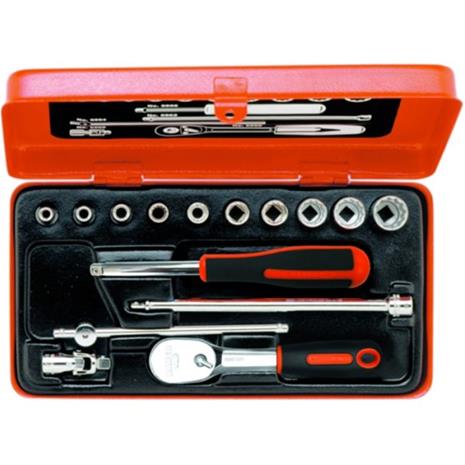 Bahco A6716DM Hylsysarja 1/4â€, 15 osaa