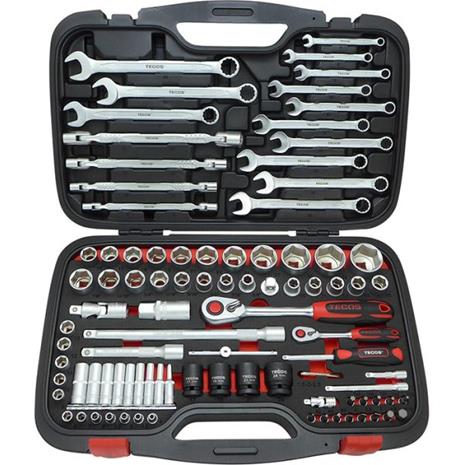 Tecos T-2094 Hylsysarja 94 osaa, 1/2""+1/4"" – kuva 5/5