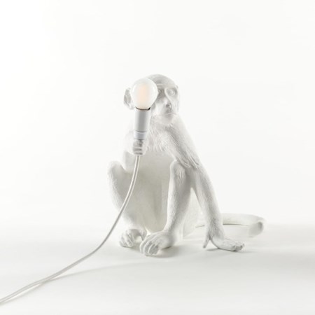 Seletti Monkey-lamppu, istuva