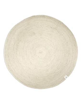 Classic collection Matto Merino Rund Valkoinen - 160 cm