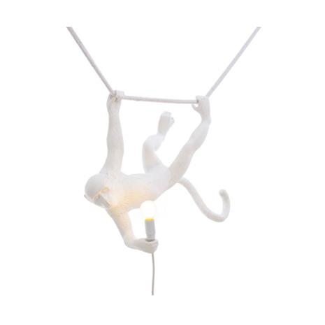 SELETTI Monkey Valaisin Swing - Valkoinen