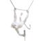 SELETTI Monkey Valaisin Swing - Valkoinen – kuva 7