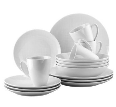 Rosenthal Mesh Relief Setti Muki 16-Pakkaus, Valkoinen
