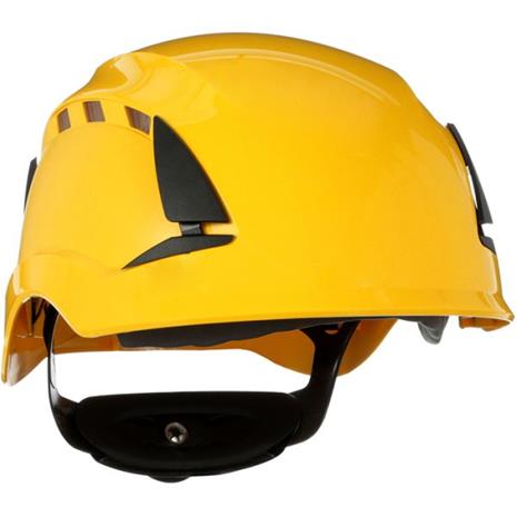 3M SecureFit X5502V Suojakypärä Ilmastoitu Keltainen