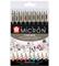 Sakura Pigma Micron Fineliner Basic 9-setti kuitukärkikynä – kuva 5