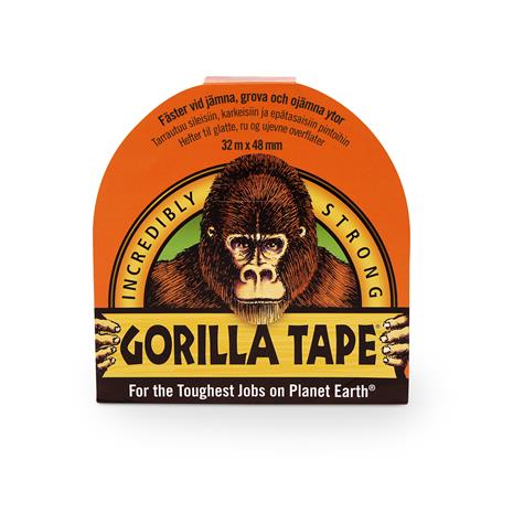 Gorilla Tape Black 32m x 48 mm musta teippi
