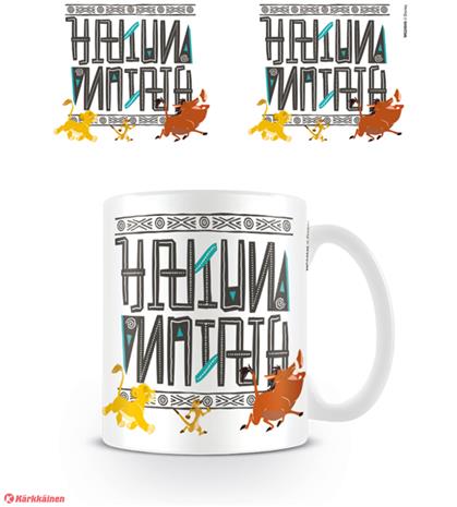 Leijonakuningas Hakuna Matata Muki valkoinen