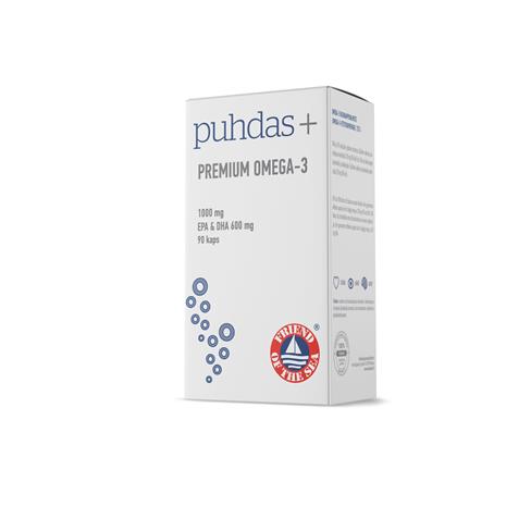 Puhdas+ Premium Omega-3, 90 kaps.