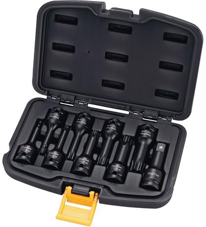 GeeTee 75mm 9-osainen Torx-hylsysarja