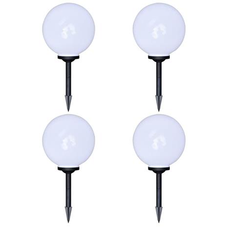 vidaXL Ulkolamput polulle 4 kpl LED 30 cm maapiikillä