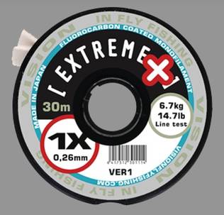 Vision Extreme+ Tippet 5X/0,16mm/50m Perukemateriaali, 2,4kg