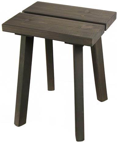 Pinetta 35x28x44cm musta jakkara